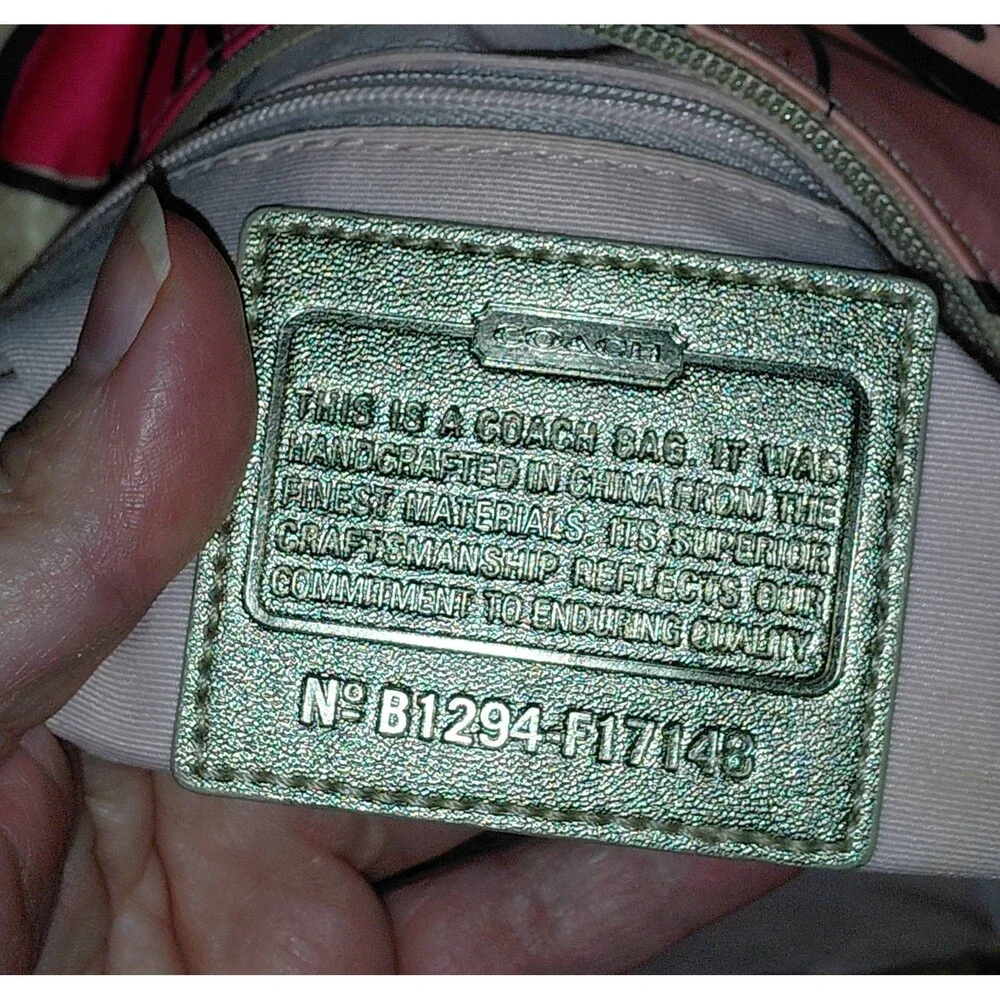 Coach Poppy Medium Rose Tote